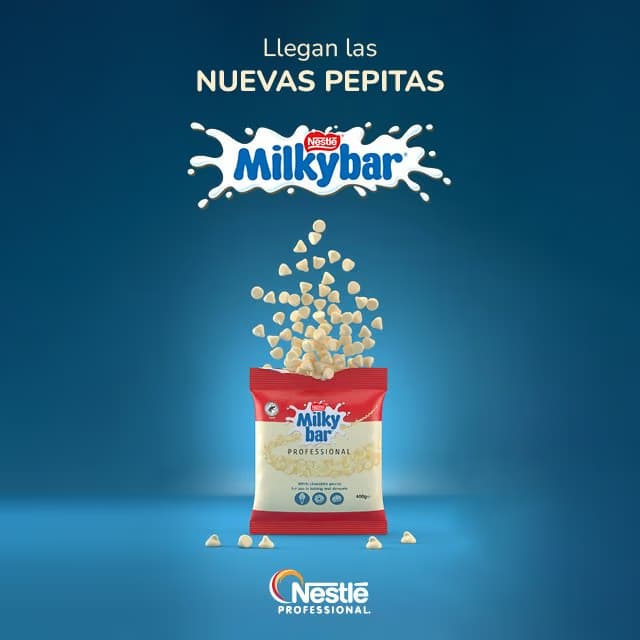 Nestlé Professional refuerza su oferta para el canal profesional con las nuevas pepitas MILKYBAR®