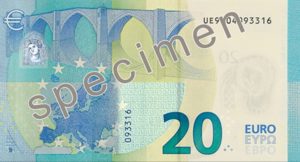 20 euros detras