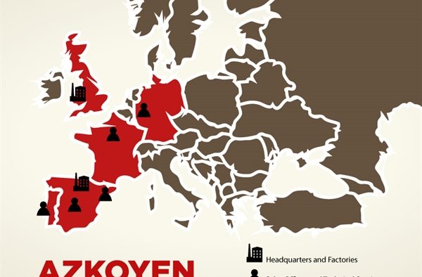 Azkoyen-Vending-Europe-Map