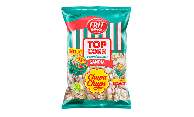 Chupa Chups de Sandía, el nuevo sabor de las palomitas dulces de Frit Ravich