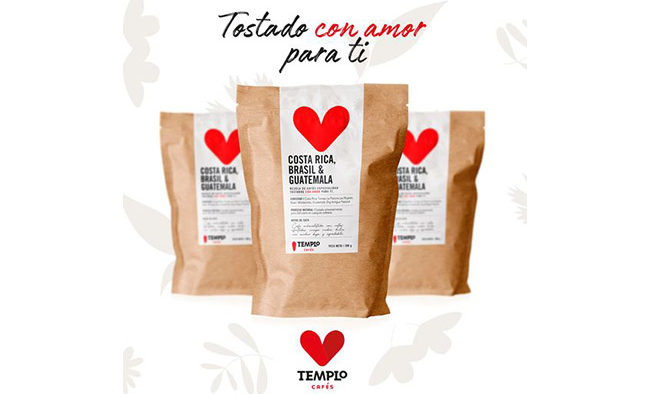 Templo Cafés lanza una edición de Café de especialidad San Valentín